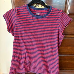 BDG Striped Red and Blue T-Shirt